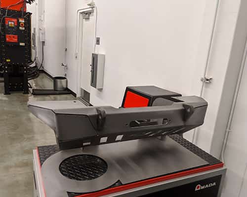 laser cut truck bumper